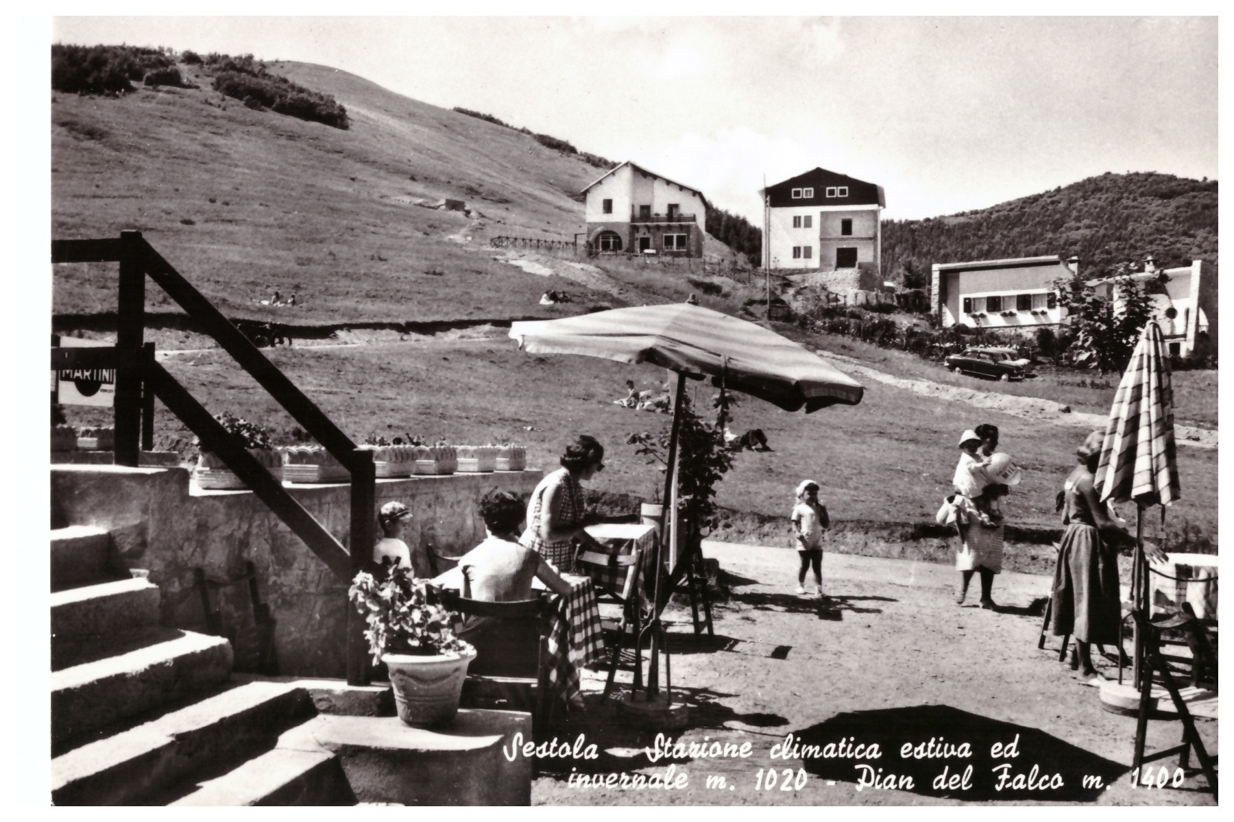 Terrazza della Baita del Sole nel 1956